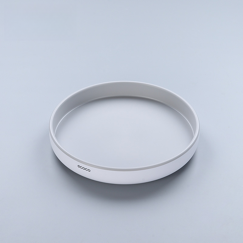 Rotating condiment storage rack for kitchen countertop, multi-functional storage tray for home use