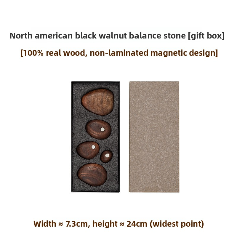 Balanced stone ornament