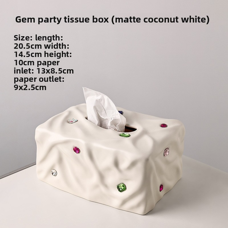 Ceramic tissue box