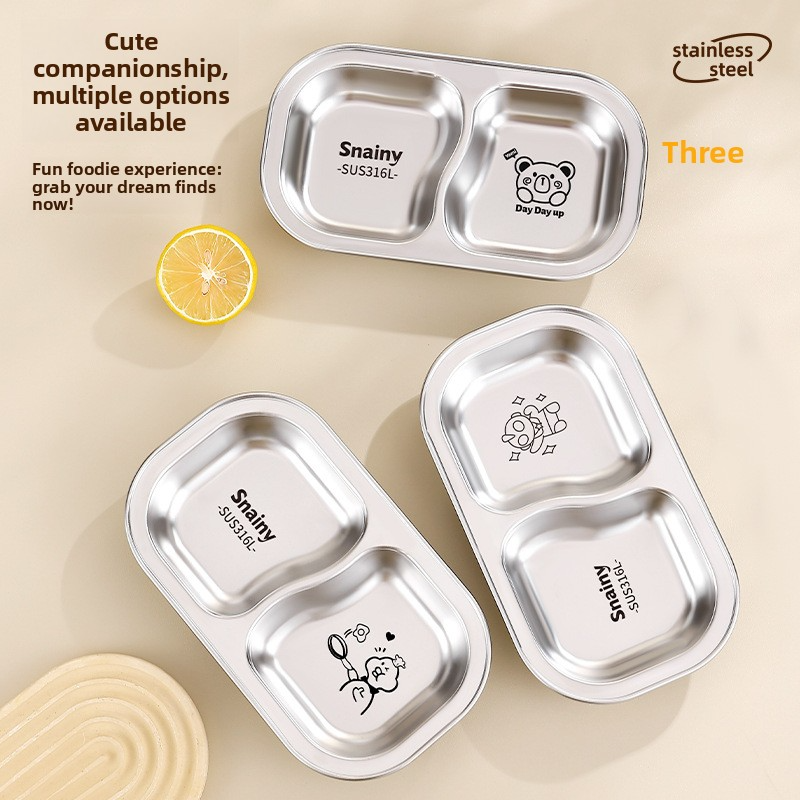 316 stainless steel children's dinner plate home