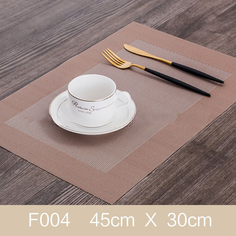 Placemat: waterproof, oil-proof and heat-insulating table mat