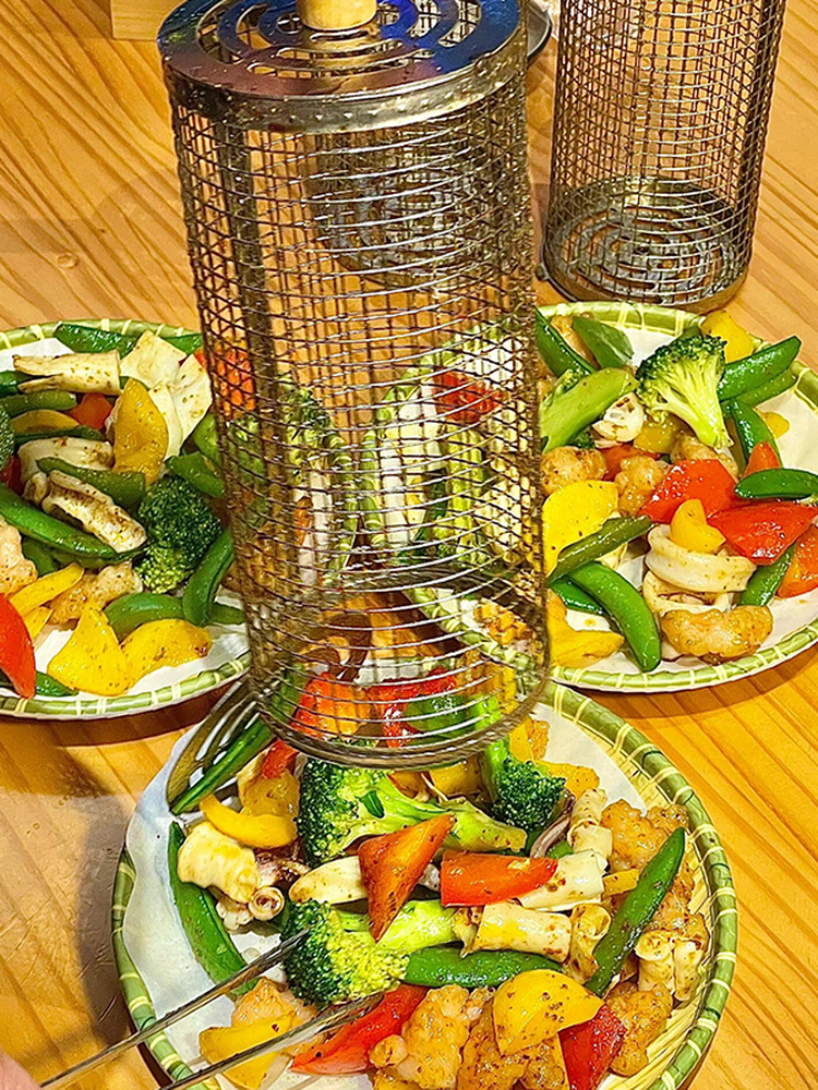 Grill Cage BBQ Cage Outdoor Camping Grill Rack