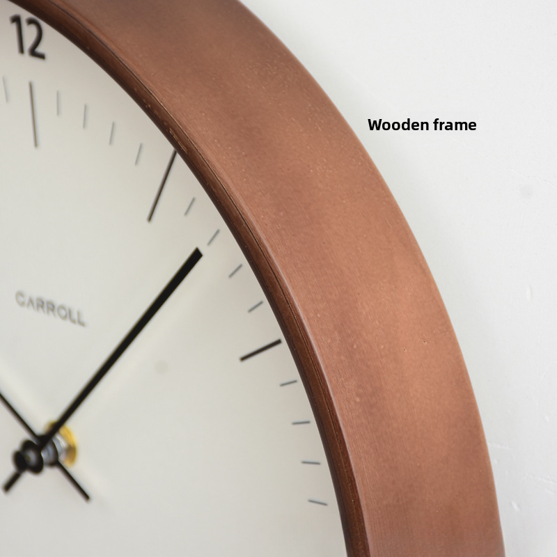 Minimalist Nordic silent wall-mounted clock