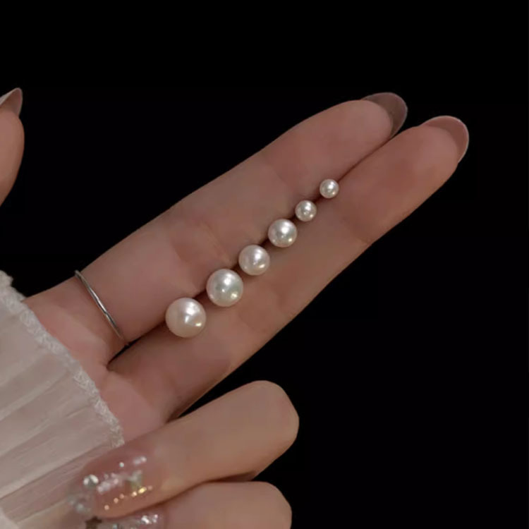 Natural Freshwater Pearl Silver Earrings