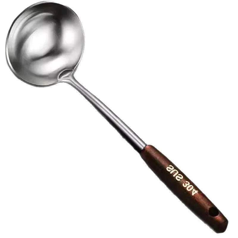 304 stainless steel household stir-fry shovel with extended handle spoon shovel