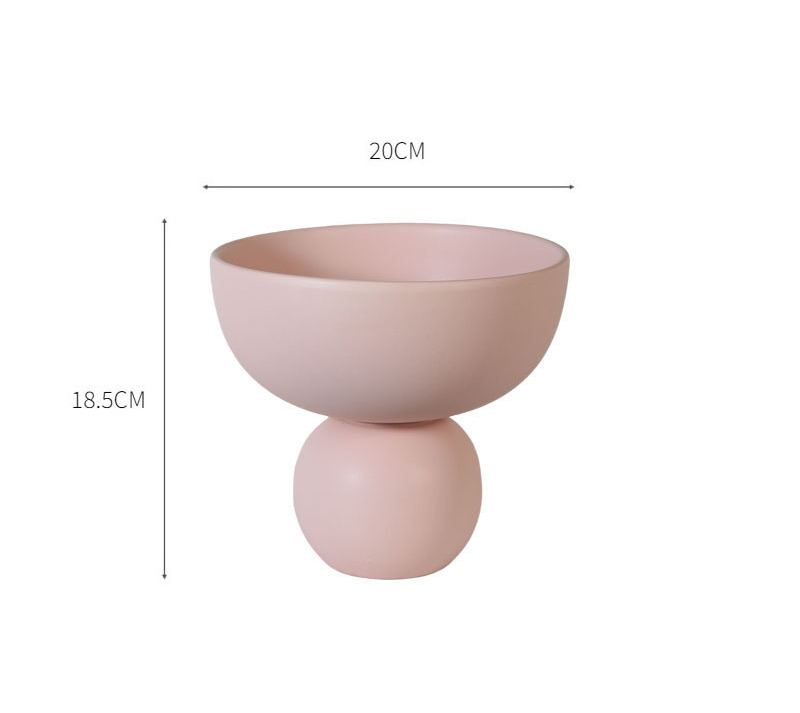 Fresh ceramic fruit plate