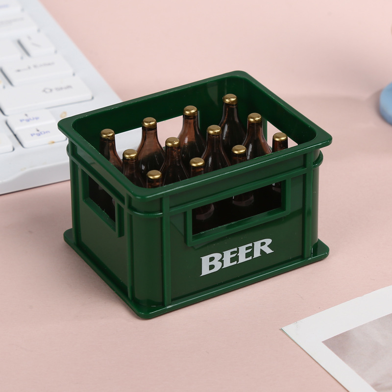 Beer bottle opener magnetic refrigerator sticker multi-functional bottle opener