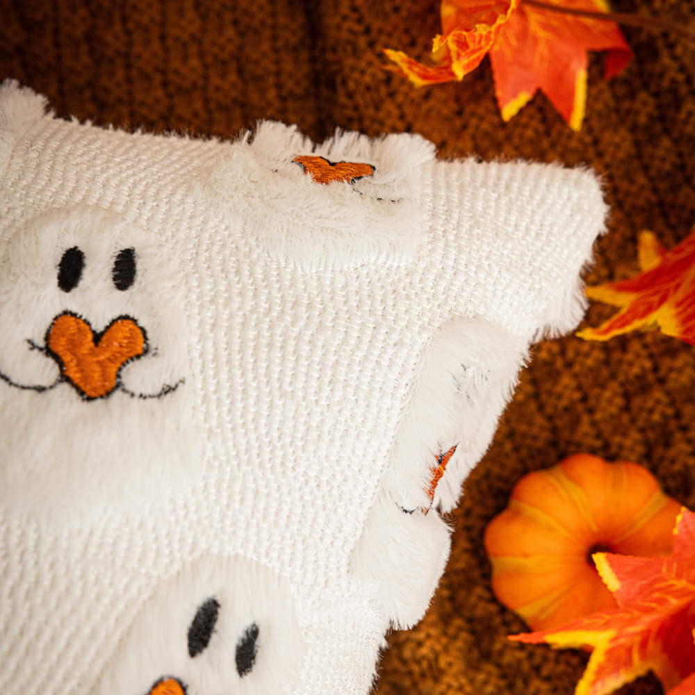 Cute Ghost Plush Pillow for Halloween