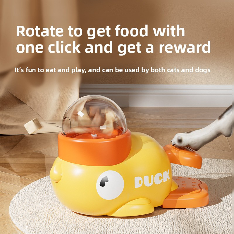 Little Yellow Duck Interactive Training Pet Feeder