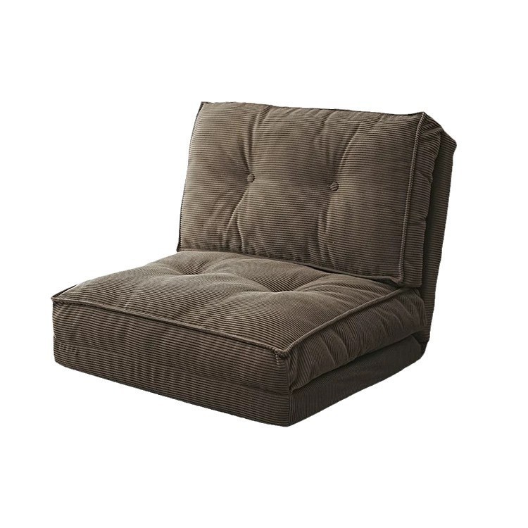 Floor sofa that can be reclined and leaned on