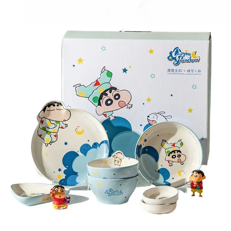 Ceramic bowl and plate tableware gift box set