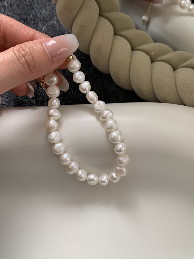 High-end temperament natural freshwater pearl bracelet