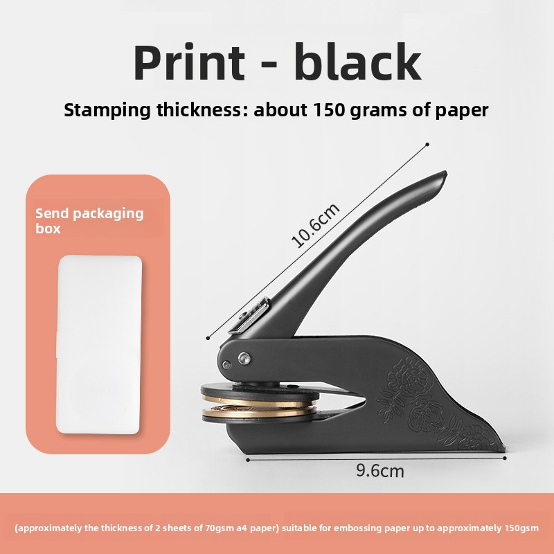 Custom Steel Stamp Advertising Embossing Book Embossing Machine