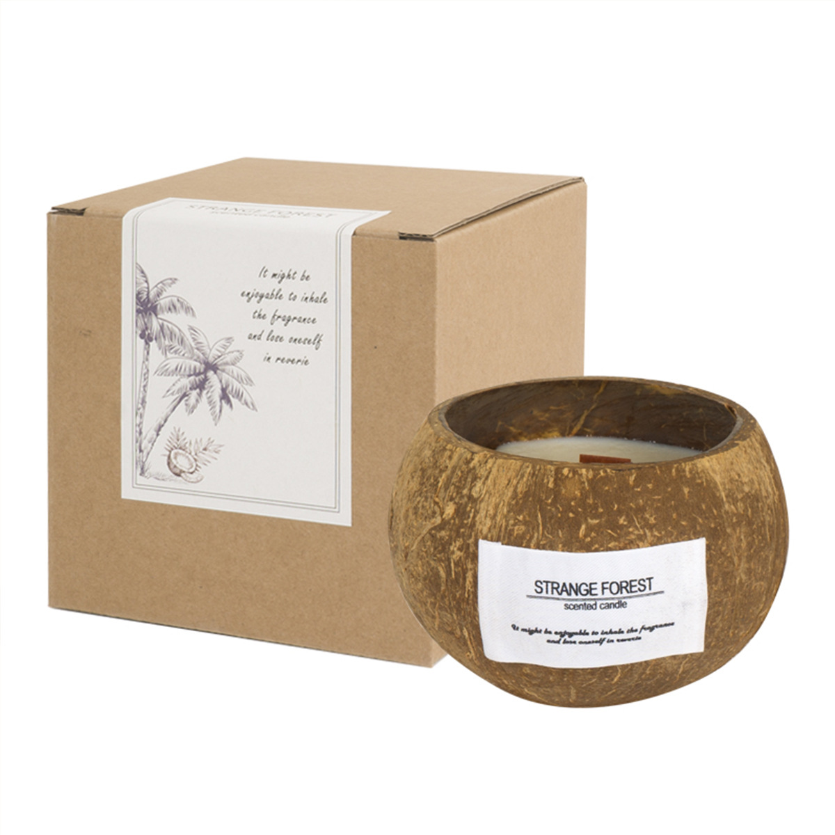 Coconut Shell Scented Candle