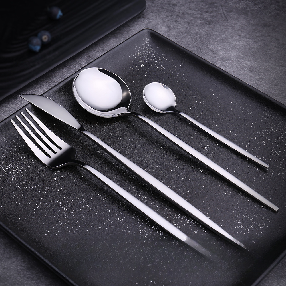 410 stainless steel cutlery (knives and forks)