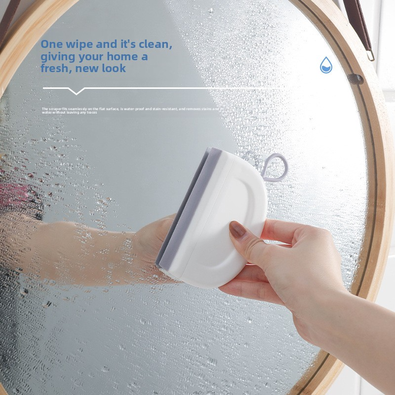 Magic glass wiper with silicone squeegee