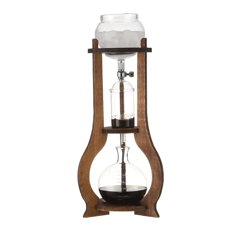 Wooden cold drip coffee maker cold brew pot