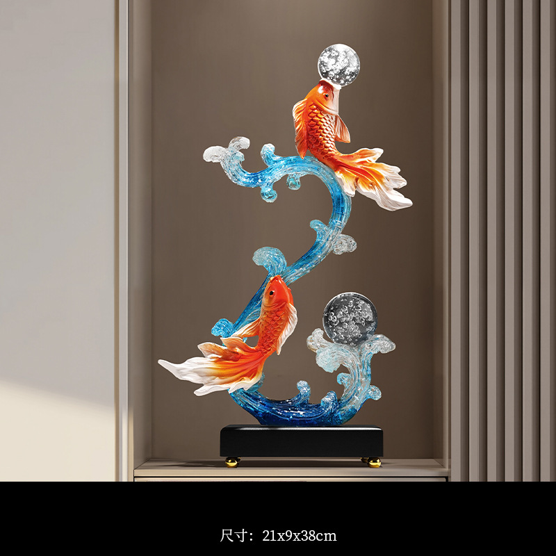 Artistic fortune-attracting ornaments