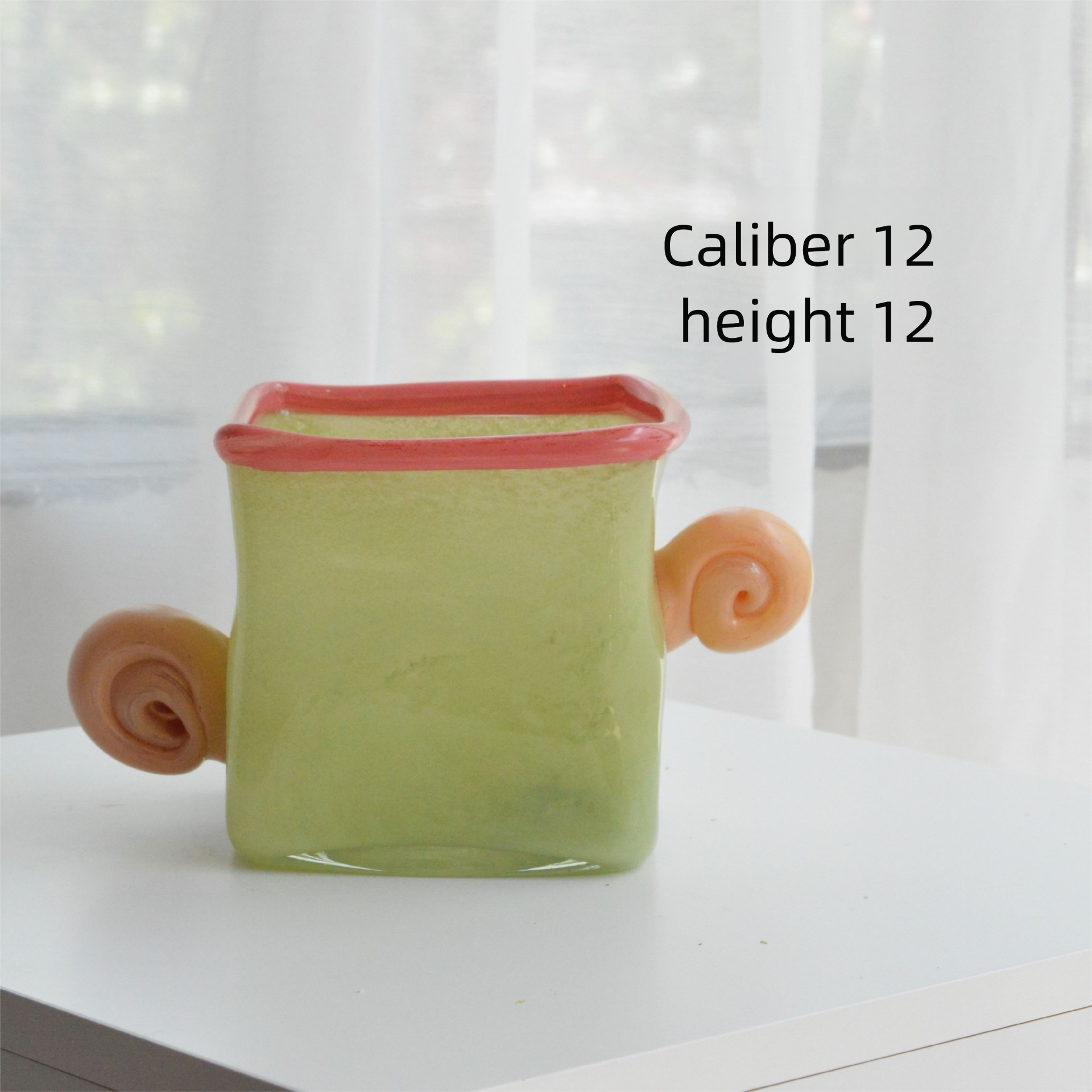 Dopamine candy-colored glass vase