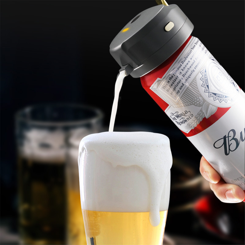 Canned beer machine, beer foam machine, ultrasonic vibration foamer
