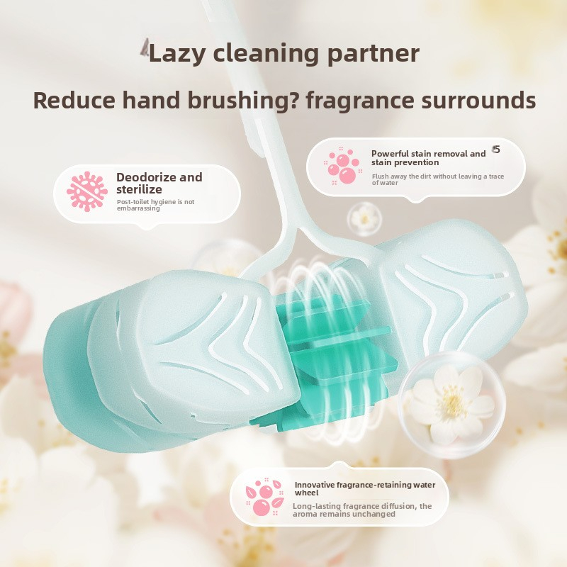 Deodorizing fragrance toilet cleaner for removing odors