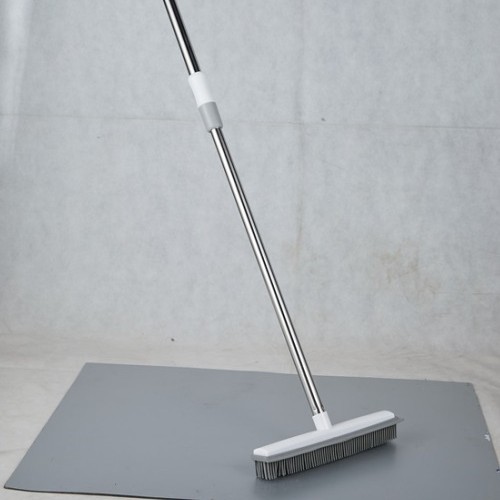 Stainless steel silicone cleaning brush