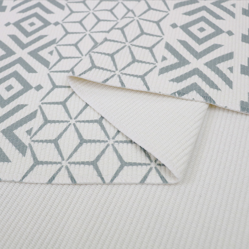 Ethnic style hand-woven cotton and linen tassel carpet