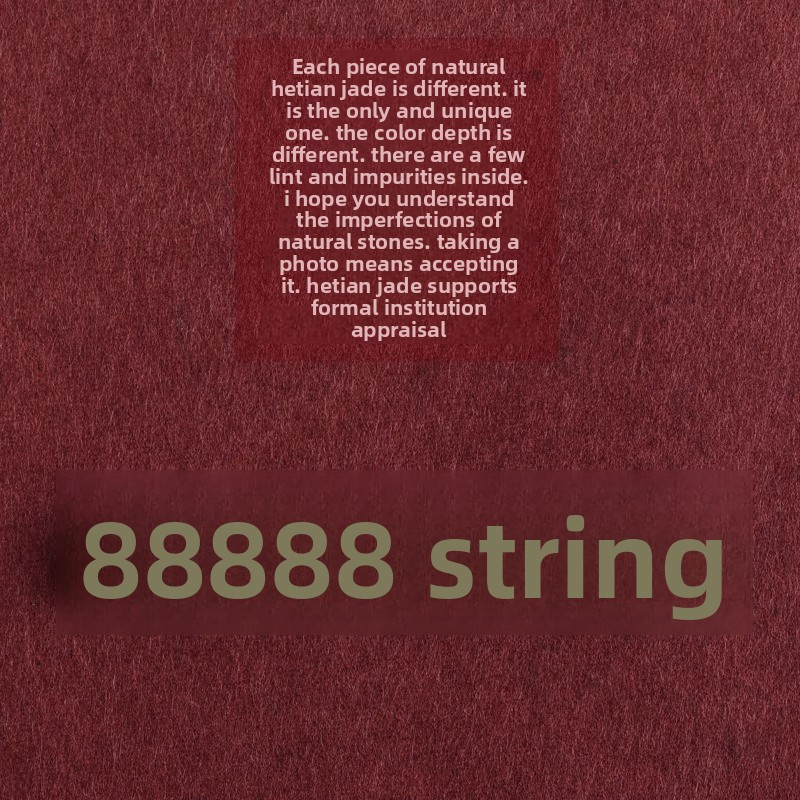 Natural Hetian jade gourd with red string for the zodiac year of one's birth