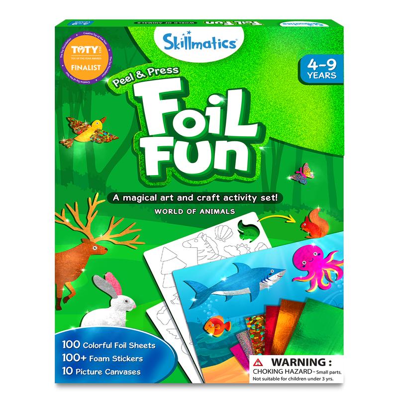 Skillmatics Foil Fun - Art & Craft Activity, Mess Free Art, DIY Creative Kit for Kids Ages 4 and up