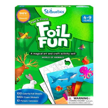 Skillmatics Foil Fun - Art & Craft Activity, Mess Free Art, DIY Creative Kit for Kids Ages 4 and up