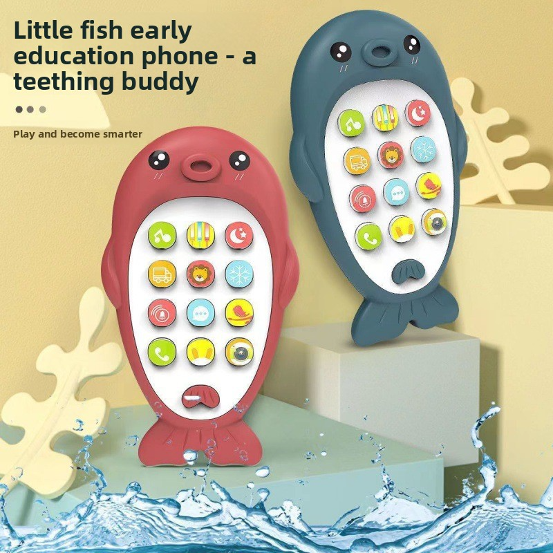 Children's early education and intellectual development mobile phone, baby chewable simulation toy, baby press telephone, early education machine, learning machine