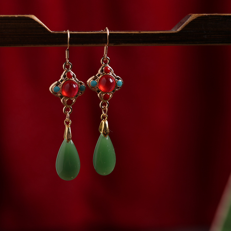 Chinese Style National Style Palace Style Earrings