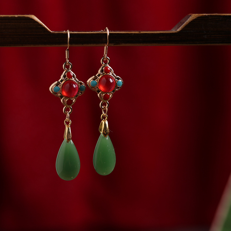 Chinese Style National Style Palace Style Earrings