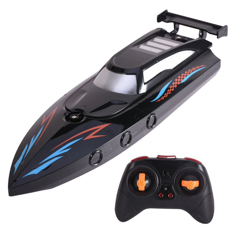 Large remote-controlled boat for children, rechargeable high-speed remote-controlled speedboat, high-horsepower ship, large water toy for boys