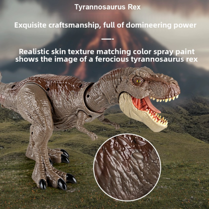 Large-sized Dinosaur Toy Jurassic Sound Effect Devouring Tyrannosaurus Rex Children's Simulation Model, Birthday Gift for Boys Aged 3-6