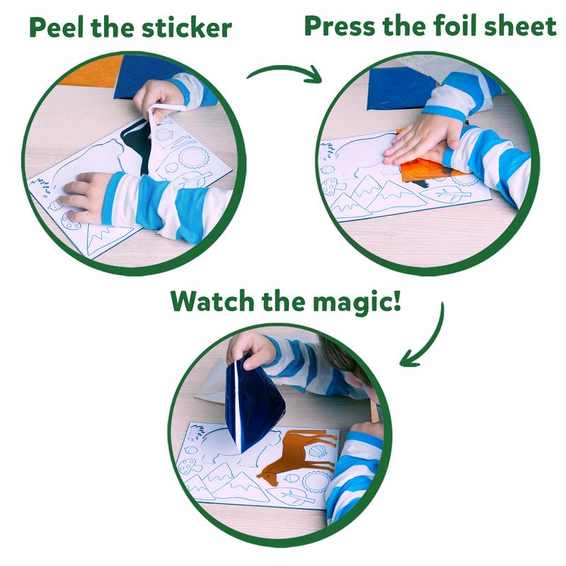 Skillmatics Foil Fun - Art & Craft Activity, Mess Free Art, DIY Creative Kit for Kids Ages 4 and up