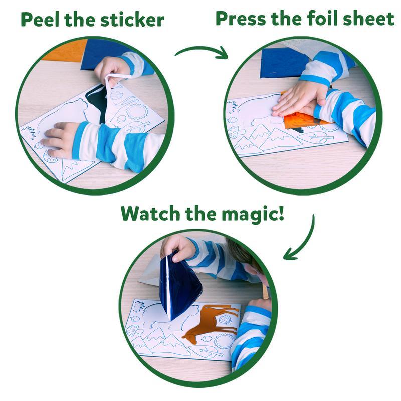 Skillmatics Foil Fun - Art & Craft Activity, Mess Free Art, DIY Creative Kit for Kids Ages 4 and up