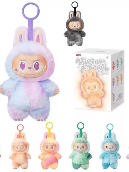 Pop Mart Labubu doll genuine product, Labubu third generation authentic blind box, vinyl plush doll pendant, doll clothes