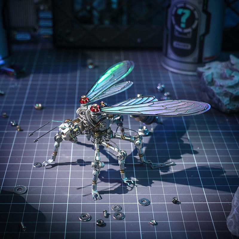 Mechanical Party Bee Blade Princess Metal Assembly Model, a Precision Mechanical Toy for Gifting, Trendy Toy, Cyberpunk, Birthday Gift