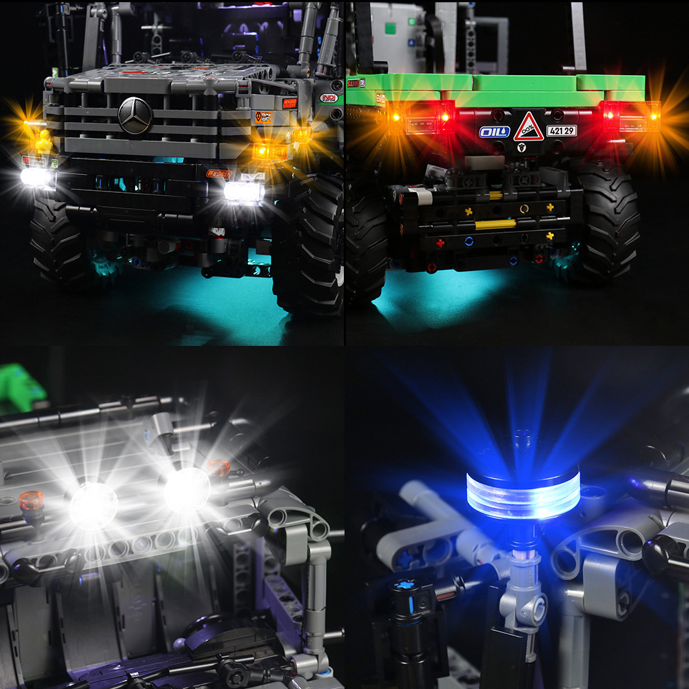 Vonado Compatible with LEGO 42129 Mercedes-Benz Zetros Off-Road Truck Building Block Lighting Set