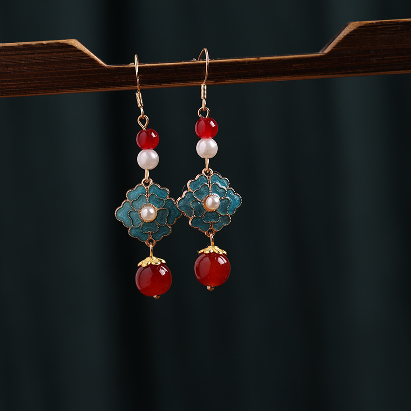 Chinese Style National Style Palace Style Earrings