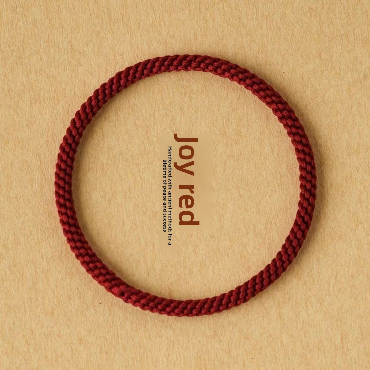 [Buy one, get three]Handwoven Bracelet, Seamless Red String