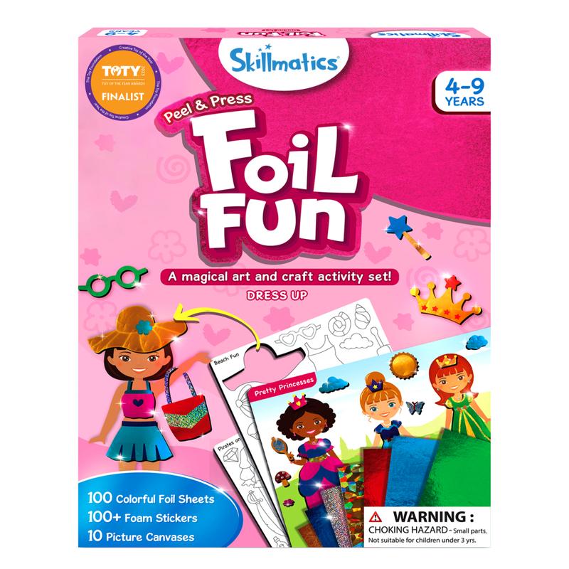 Skillmatics Foil Fun - Art & Craft Activity, Mess Free Art, DIY Creative Kit for Kids Ages 4 and up