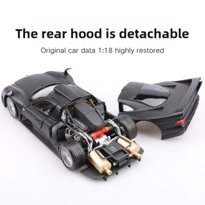 Maisto 1:18 Mercedes-Benz CLK GTR Simulated Alloy Car Model Toy Static Car Model Decoration