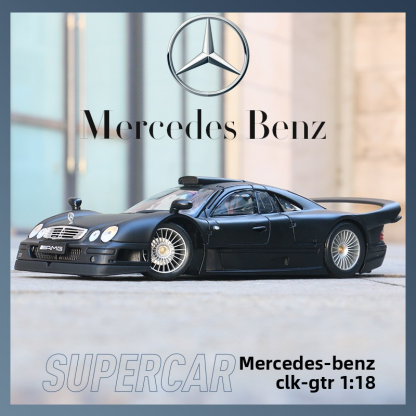 Maisto 1:18 Mercedes-Benz CLK GTR Simulated Alloy Car Model Toy Static Car Model Decoration