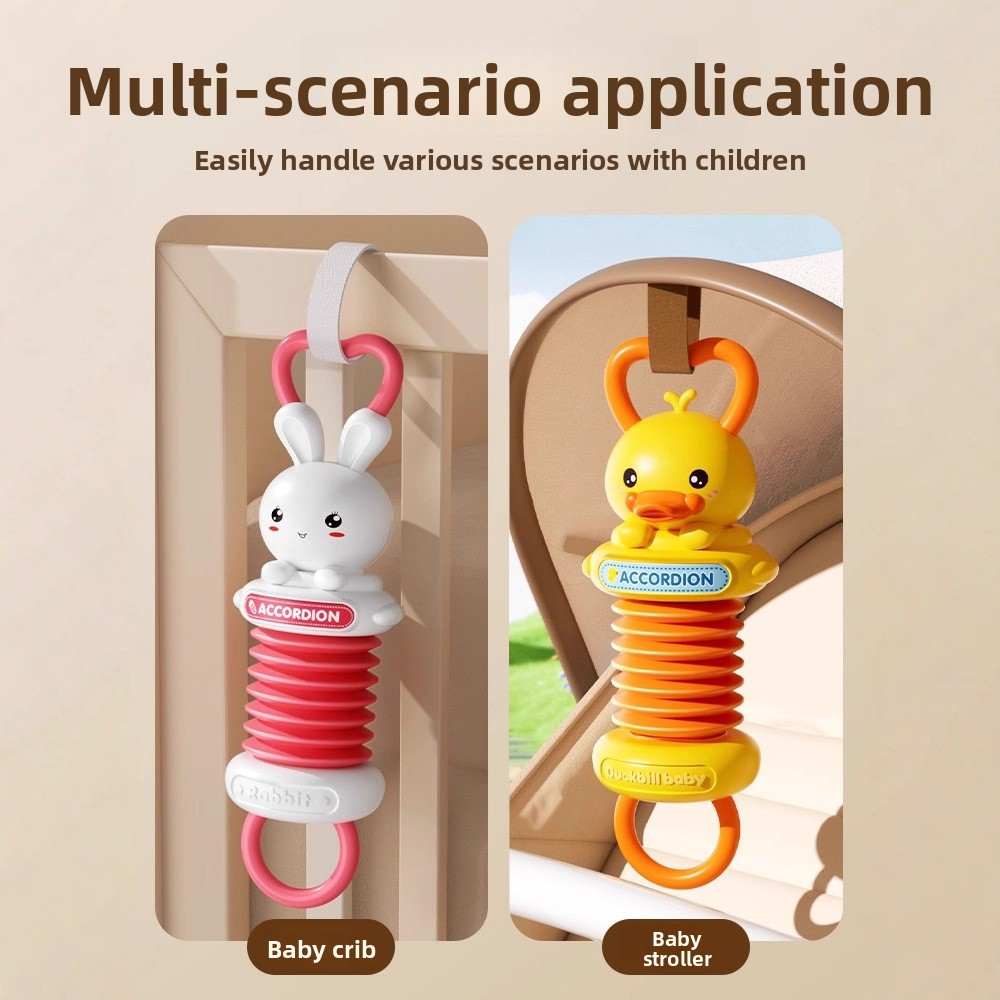 Zhenchao Accordion Baby Toy,体力消耗 (Physical Strength消耗), Crib Mobile, Baby Crib and Car Seat Hanging Toy, Rattle, Early Education Intellectual Development Instrument, Infant
