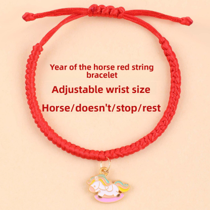 [Buy one, get three]Hand-woven red string bracelet, non-fading