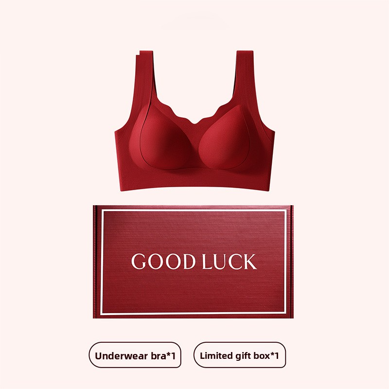 Red Underwear for Women Small Chest Push-Up 