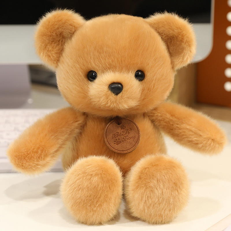 Genuine Snot Bear plush toy running doll, little bear玩偶, cute small animal doll, table companion with scented particles