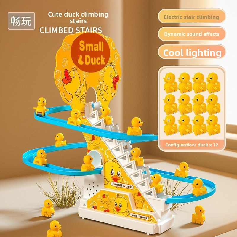 Moving children's baby electric infant 0-1 year old with sound and singing toys, toys for one-year-old head-raising practice, new products